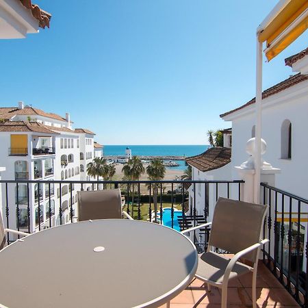 2233-Lovely 2 Bedrooms On The Beach, Pool And Port Manilva Bagian luar foto
